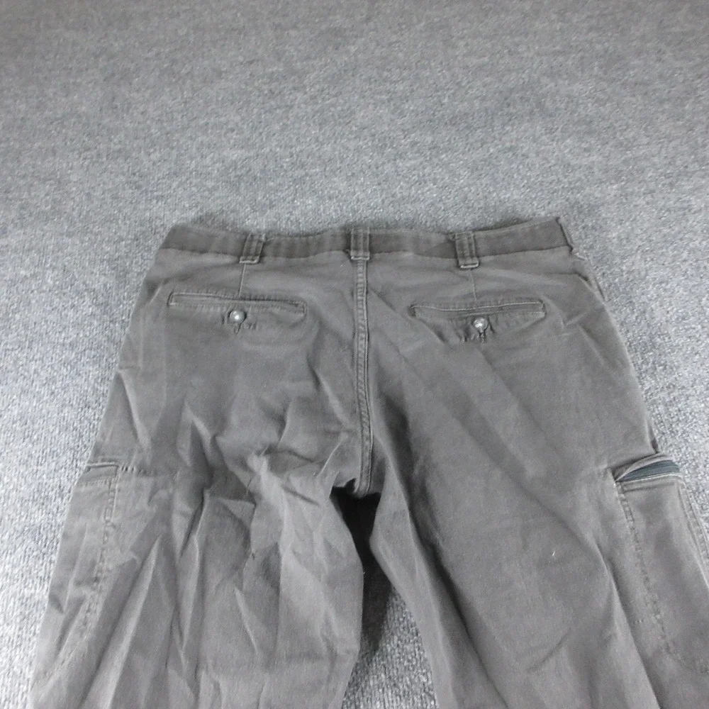 Lee Extreme Motion Cargo Pants Mens 38x29 Gray Stretch Straight Workwear Casual